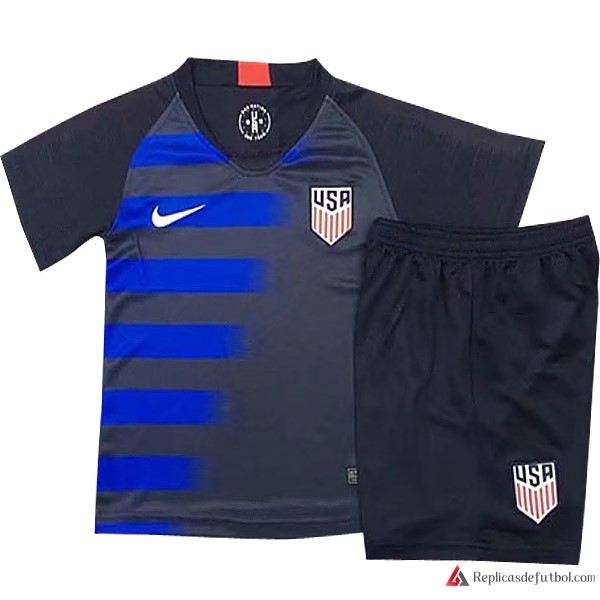 Camiseta Seleccion Estados Unidos Segunda equipación Niños 2018 Azul